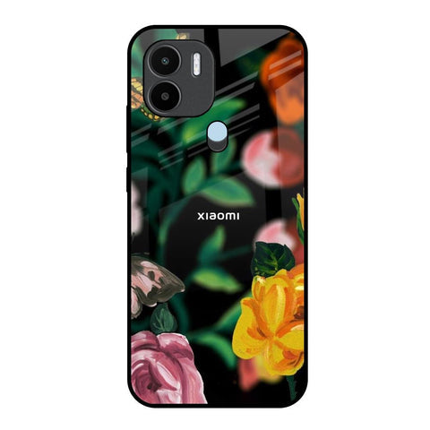Flowers & Butterfly Glossy Case for Redmi A1 Plus