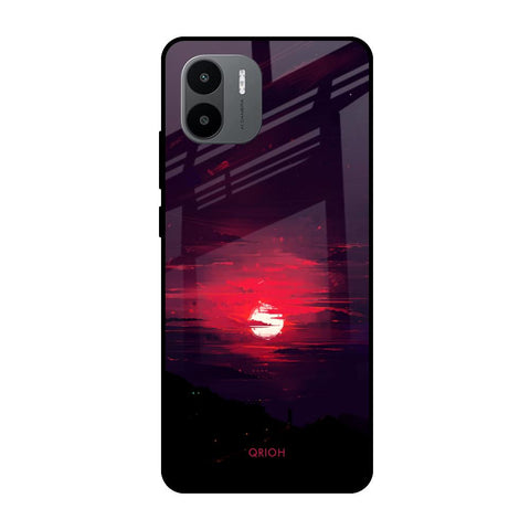 Morning Red Sky Glossy Case For Redmi A1 Plus