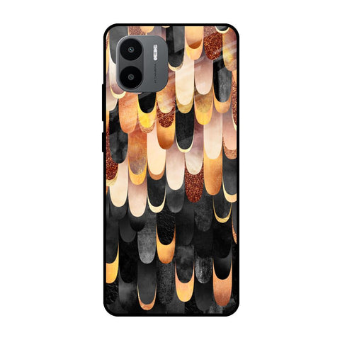 Bronze Abstract Glossy Case for Redmi A1 Plus