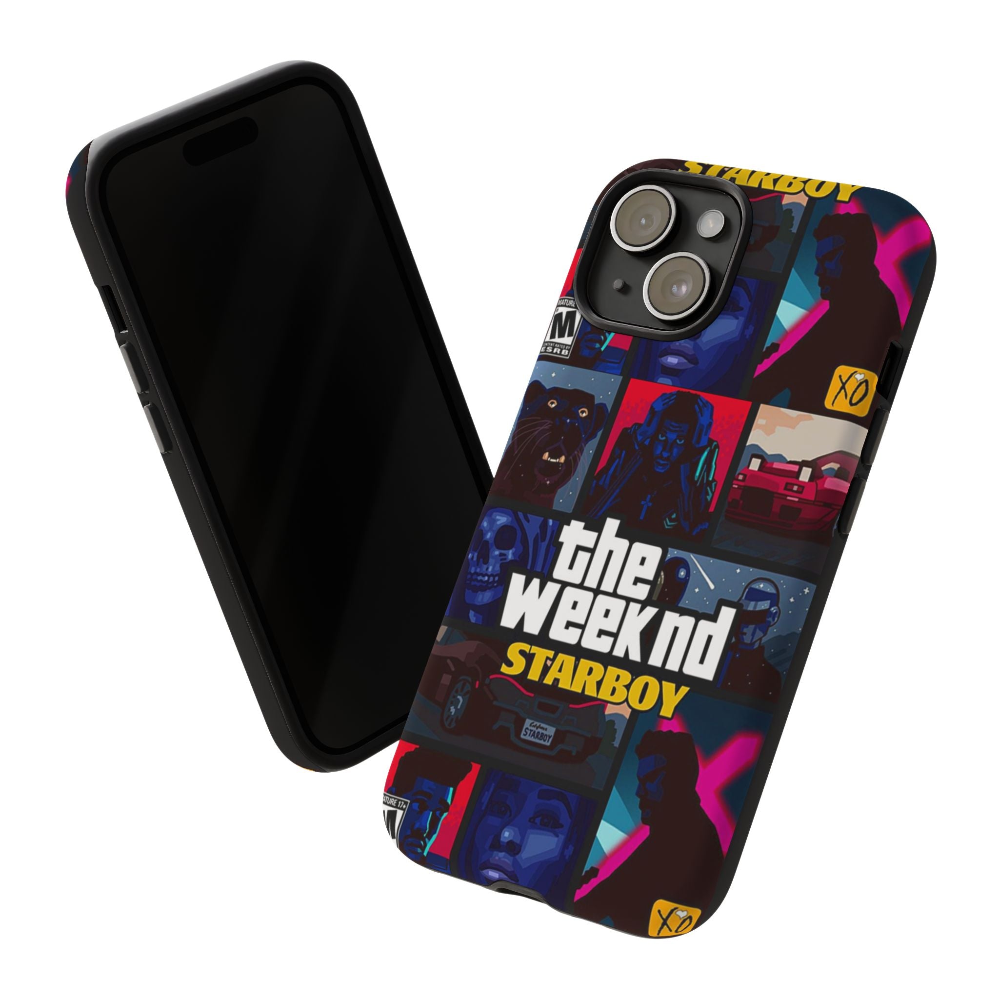 Neon Night Collage Tough Case  Available For All iPhone Models