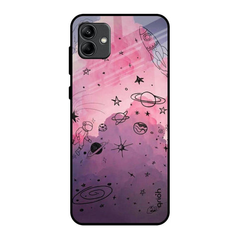 Space Doodles Glossy Case for Samsung Galaxy A04