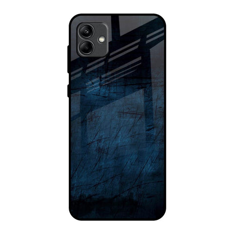 Dark Blue Grunge Glossy Case for Samsung Galaxy A04