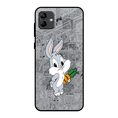 Cute Baby Bunny Glossy Case for Samsung Galaxy A04
