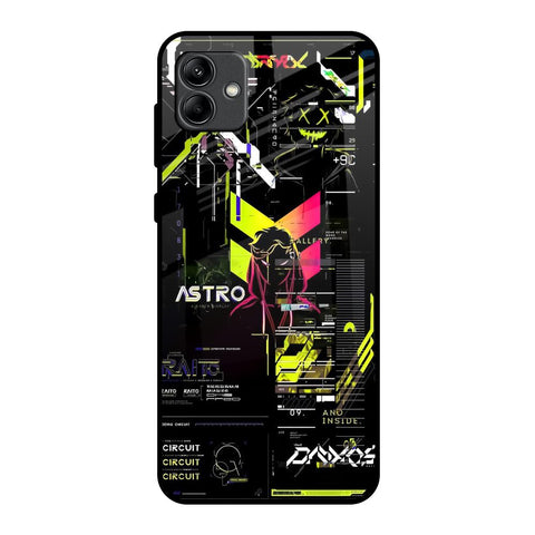 Astro Glitch Glossy Case for Samsung Galaxy A04