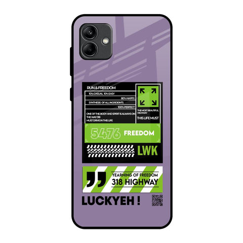 Run & Freedom Glossy Case for Samsung Galaxy A04