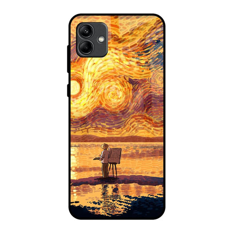 Sunset Vincent Glossy Case for Samsung Galaxy A04