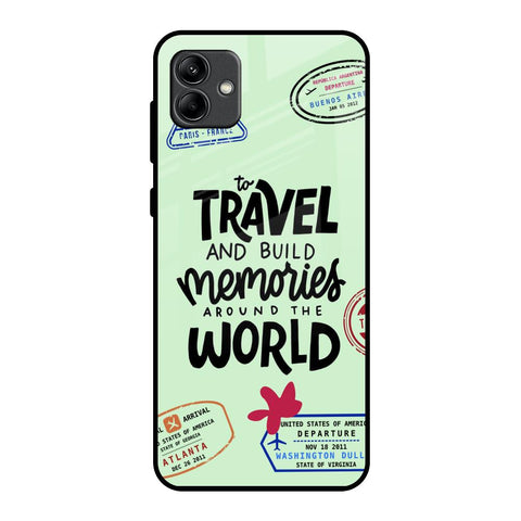 Travel Stamps Glossy Case for Samsung Galaxy A04
