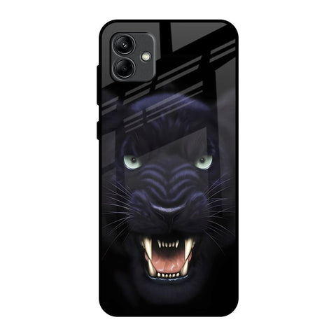 Angry Black Leopard Glossy Case for Samsung Galaxy A04