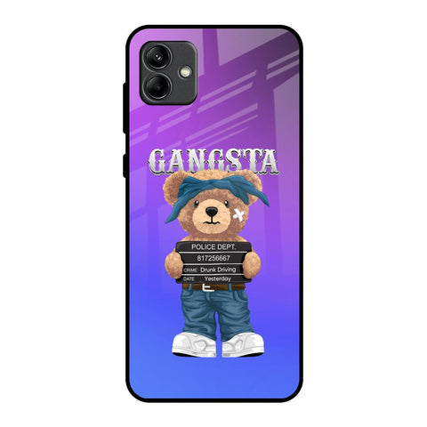 Gangsta Bear Glossy Case for Samsung Galaxy A04