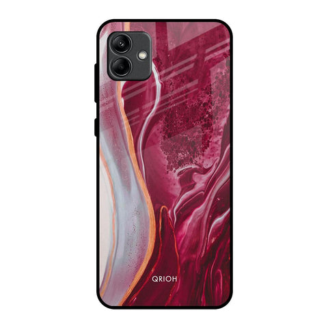 Crimson Ruby Glossy Case for Samsung Galaxy A04