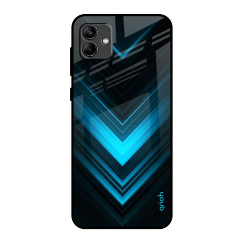 Vertical Blue Arrow Glossy Case For Samsung Galaxy A04