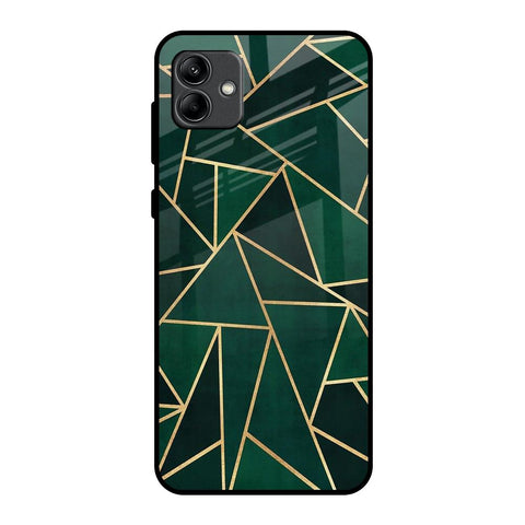 Abstract Green Glossy Case For Samsung Galaxy A04