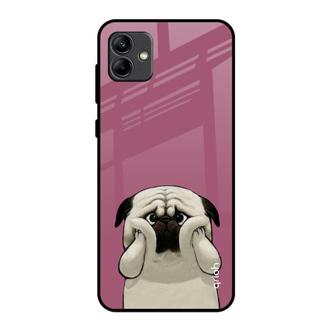 Funny Pug Face Glossy Case For Samsung Galaxy A04