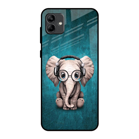 Adorable Baby Elephant Glossy Case For Samsung Galaxy A04