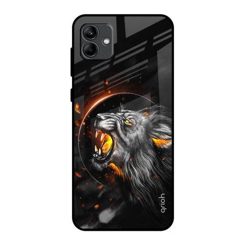 Aggressive Lion Glossy Case for Samsung Galaxy A04