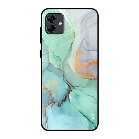 Green Marble Glossy Case for Samsung Galaxy A04