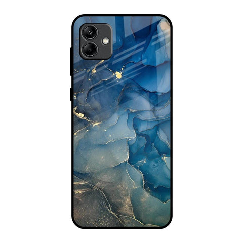 Blue Cool Marble Glossy Case for Samsung Galaxy A04