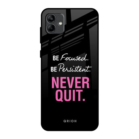 Be Focused Glossy Case for Samsung Galaxy A04