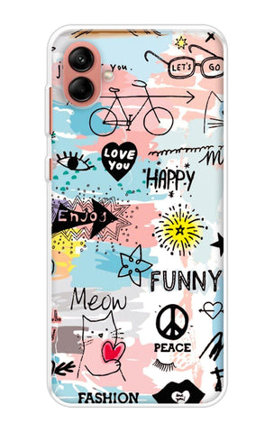 Happy Doodle Soft Cover for Samsung Galaxy A04