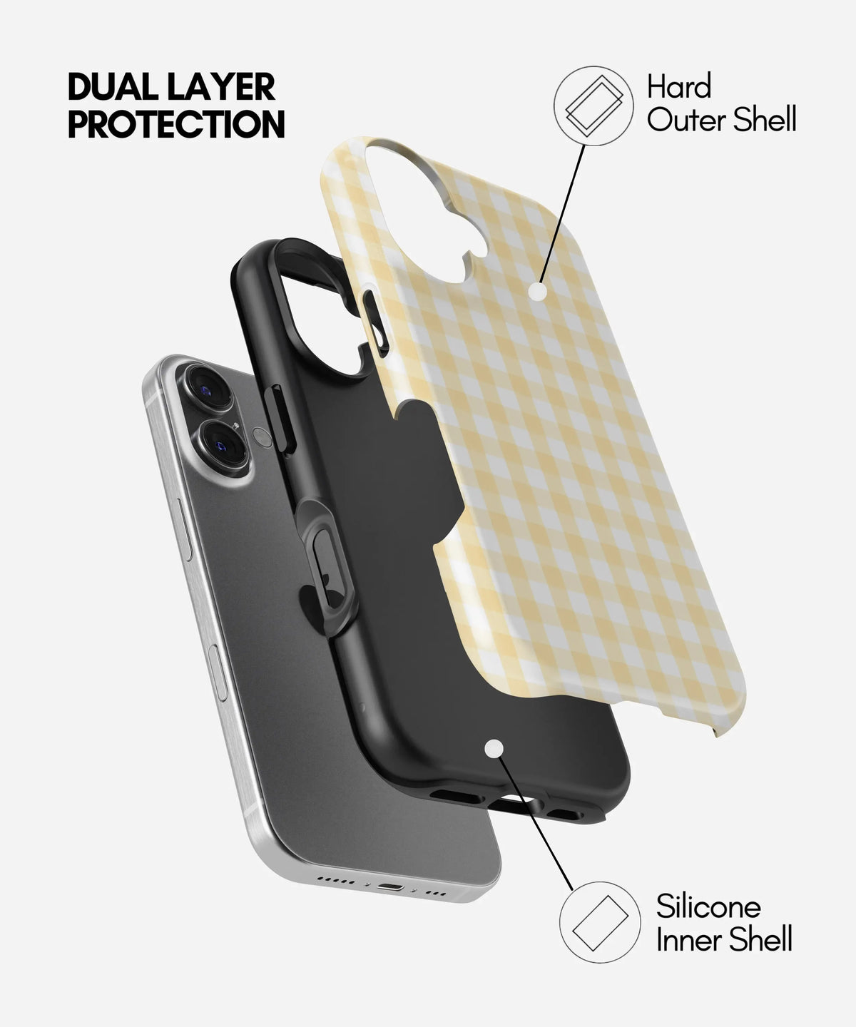 Lemon Picnic Premium Tough Shining Phone Case (Double Layer) Available For All iPhone Models