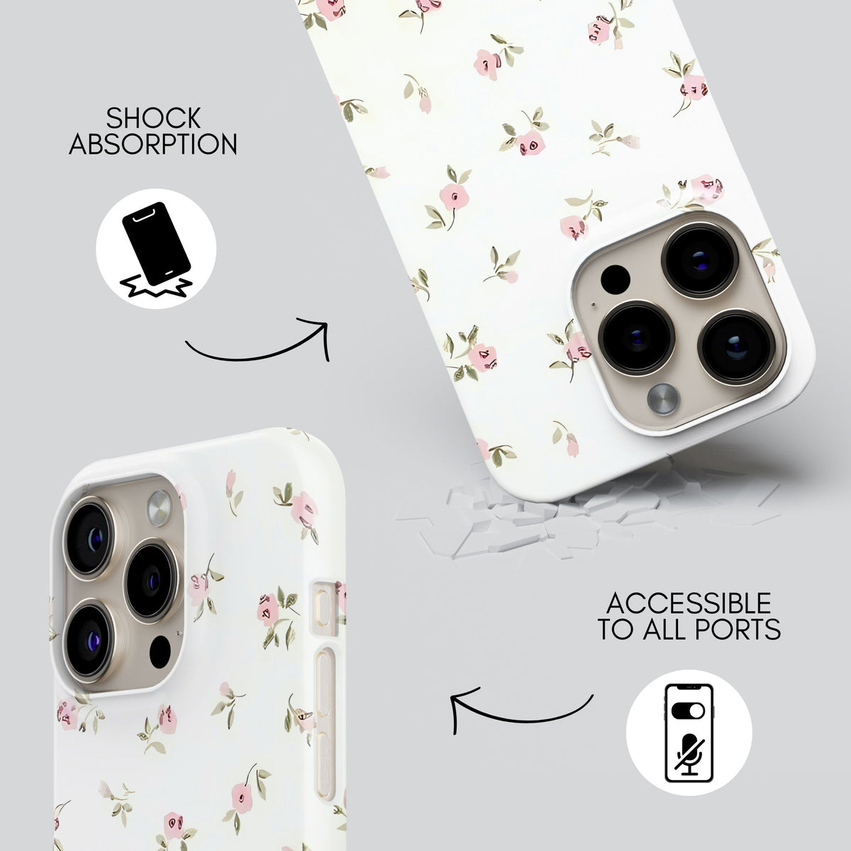 Chiara Premium Tough Shining Phone Case (Double Layer) Available For All iPhone Models