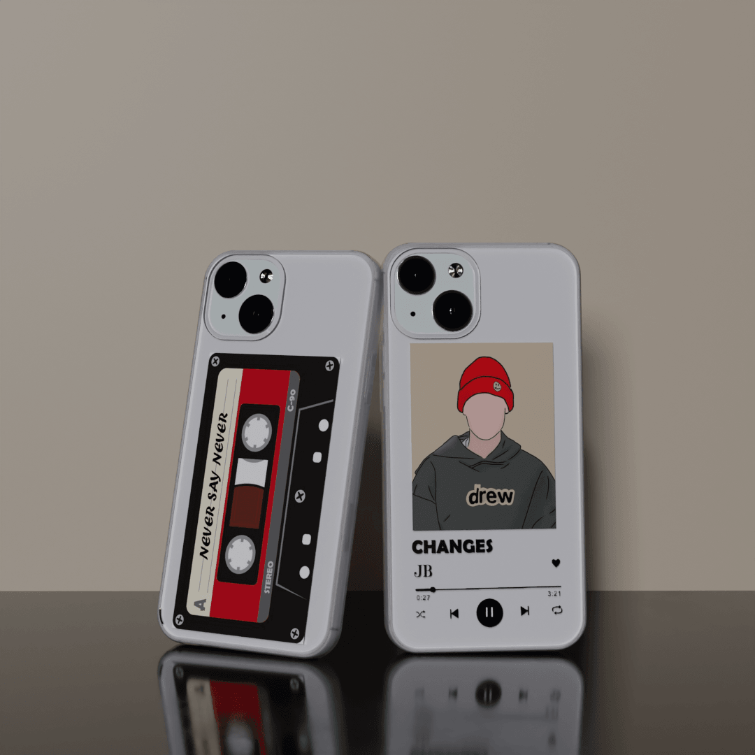 Belieber Bliss - Combo Soft Transparent Silicon Case Acrylic (Anti Yellow)