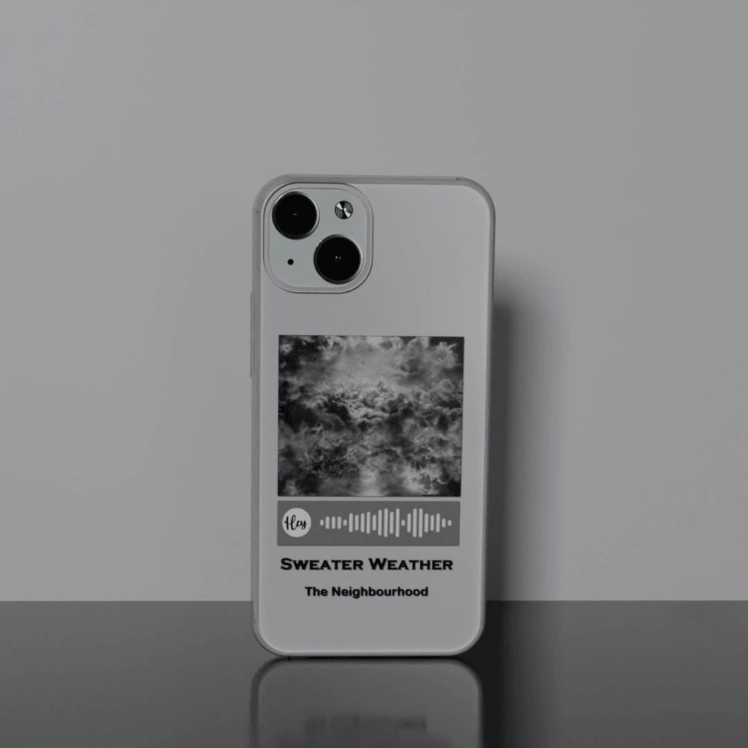 Sweater Weather - Soft Transparent Silicon Case Acrylic (Anti Yellow)