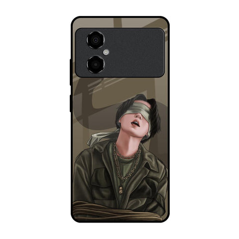 Blind Fold Glossy Case for Poco M4 5G