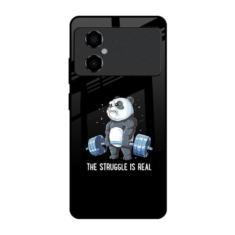 Real Struggle Glossy Case for Poco M4 5G