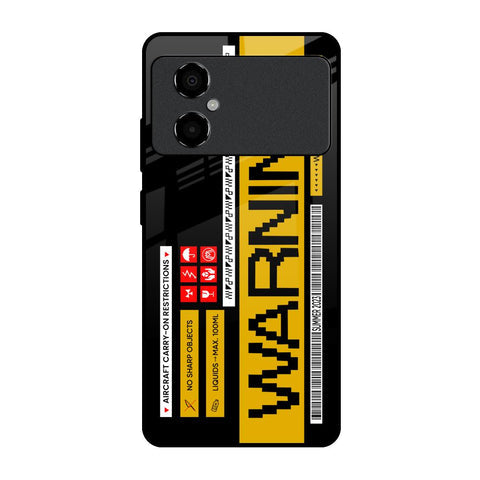 Aircraft Warning Glossy Case for Poco M4 5G