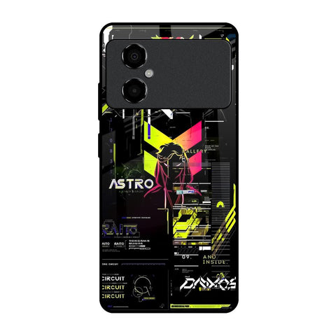 Astro Glitch Glossy Case for Poco M4 5G