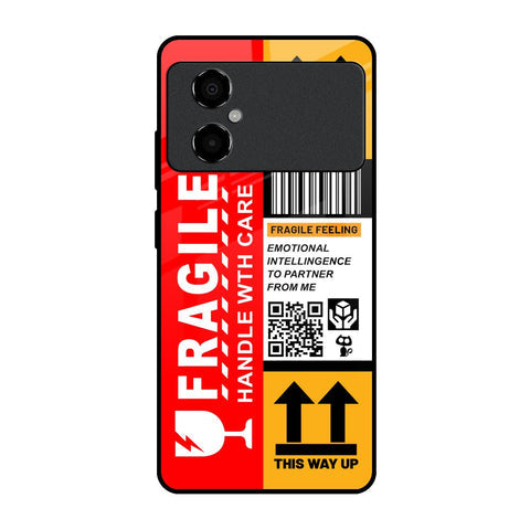 Handle With Care Glossy Case for Poco M4 5G