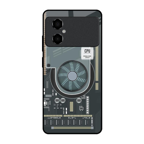 Motherboard Circuit Glossy Case for Poco M4 5G