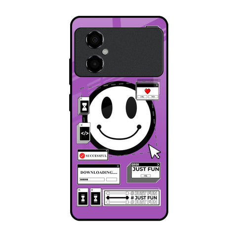 Code with Smile Glossy Case for Poco M4 5G