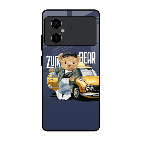 Adventurous Bear Glossy Case for Poco M4 5G