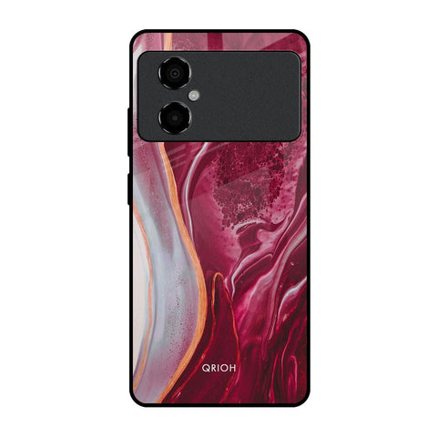 Crimson Ruby Glossy Case for Poco M4 5G