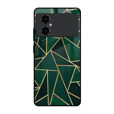 Abstract Green Glossy Case For Poco M4 5G