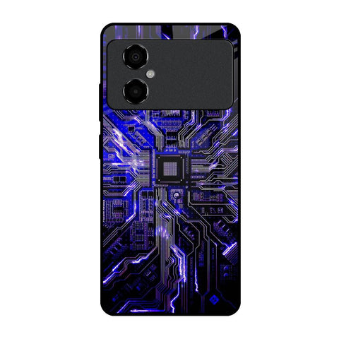 Techno Color Pattern Glossy Case For Poco M4 5G