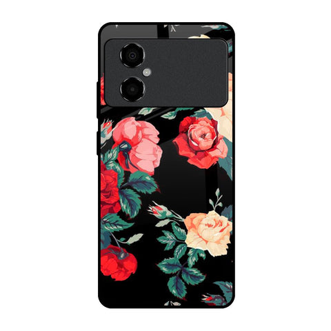 Floral Bunch Glossy Case For Poco M4 5G