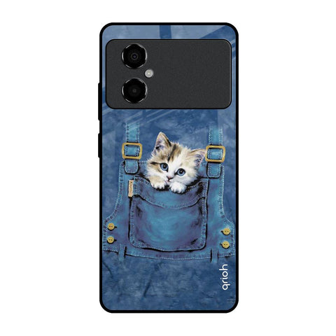 Kitty In Pocket Glossy Case For Poco M4 5G