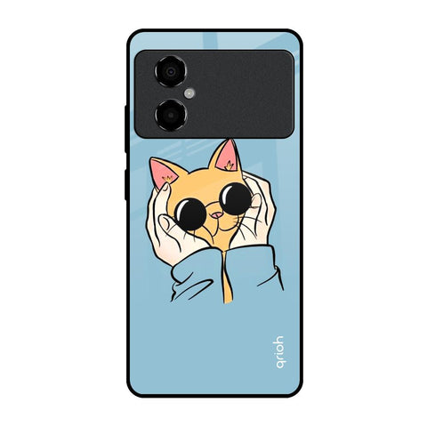 Adorable Cute Kitty Glossy Case For Poco M4 5G