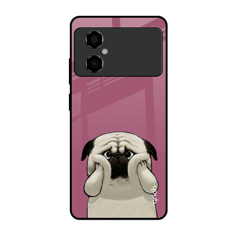 Funny Pug Face Glossy Case For Poco M4 5G