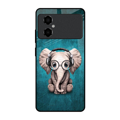 Adorable Baby Elephant Glossy Case For Poco M4 5G