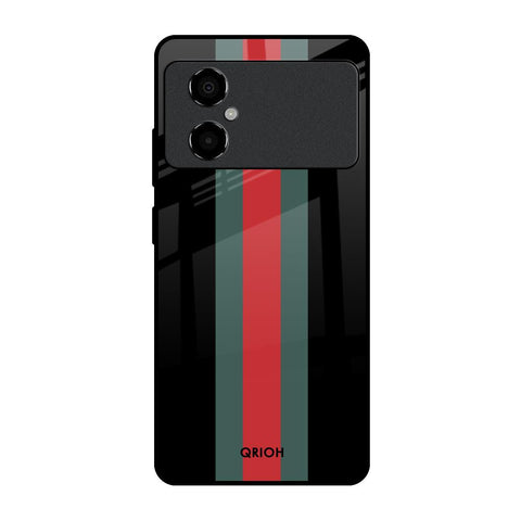 Vertical Stripes Glossy Case for Poco M4 5G