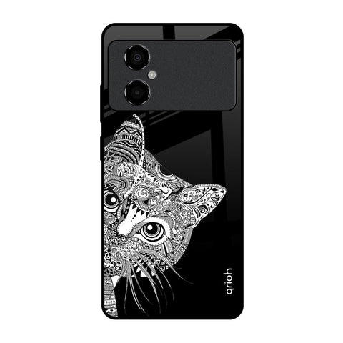 Kitten Mandala Glossy Case for Poco M4 5G