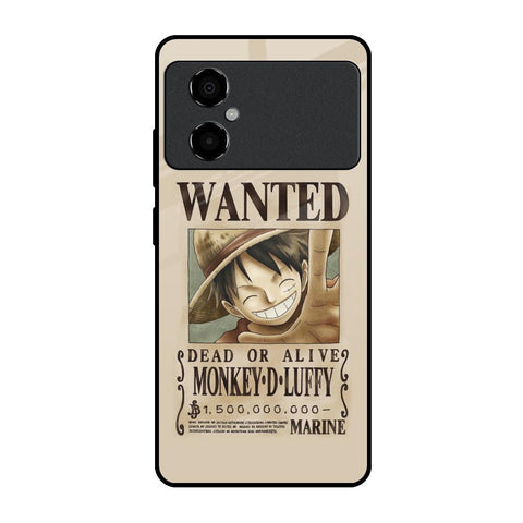 Luffy Wanted Glossy Case for Poco M4 5G