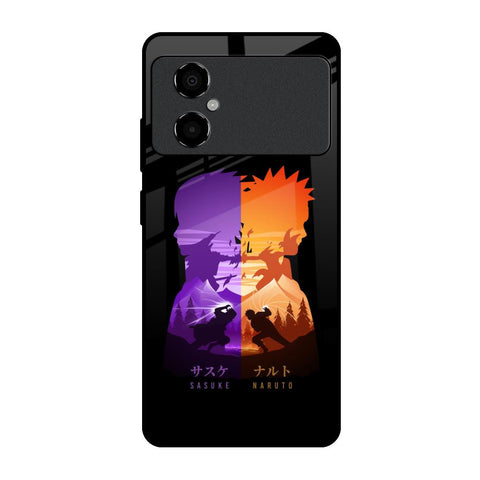 Minimalist Anime Glossy Case for Poco M4 5G