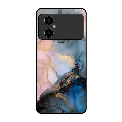 Marble Ink Abstract Glossy Case for Poco M4 5G