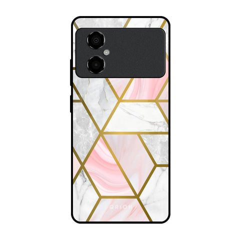 Geometrical Marble Glossy Case for Poco M4 5G