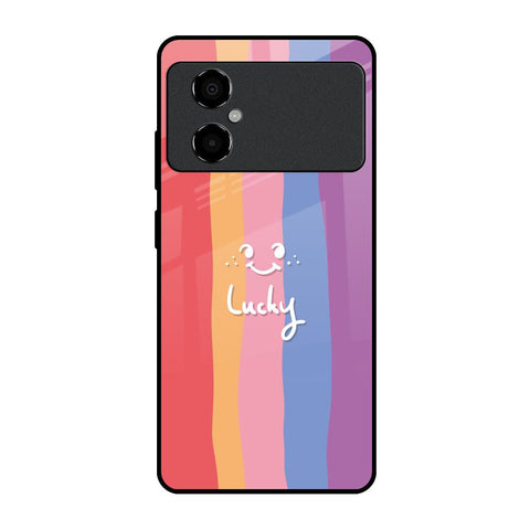 Lucky Abstract Glossy Case for Poco M4 5G